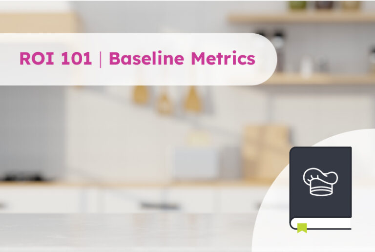 ROI Cookbook baseline metrics