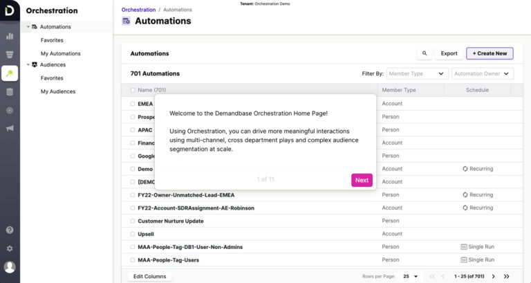 Orchestration UI image